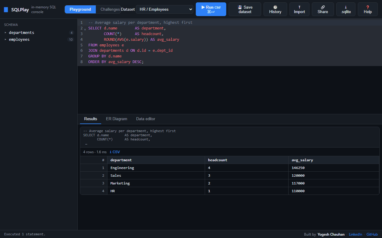 SQLPlay preview