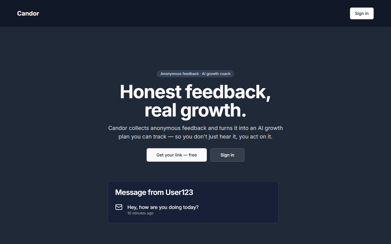 Candor preview
